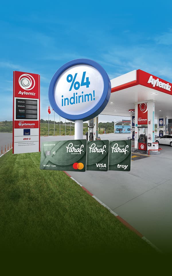 AYTEMİZ’DEN PARAF ESNAF KARTLARA ÖZEL %4 İNDİRİM