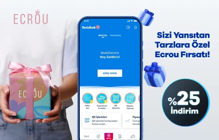 Ecrou’da %25 İndirim Fırsatı