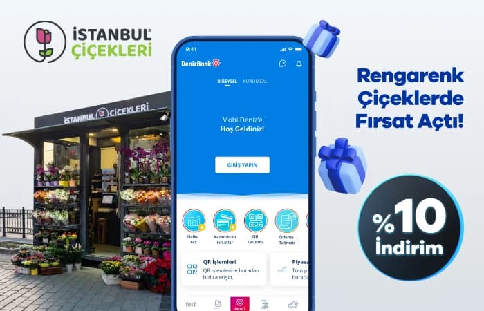 İstanbul Çiçekleri’nde %10 İndirim Fırsatı