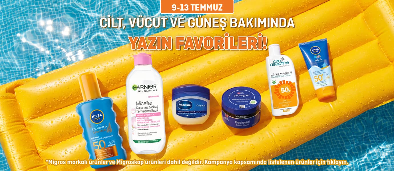 Cilt, Vücut ve Güneş Bakımında Yazın Favorileri
