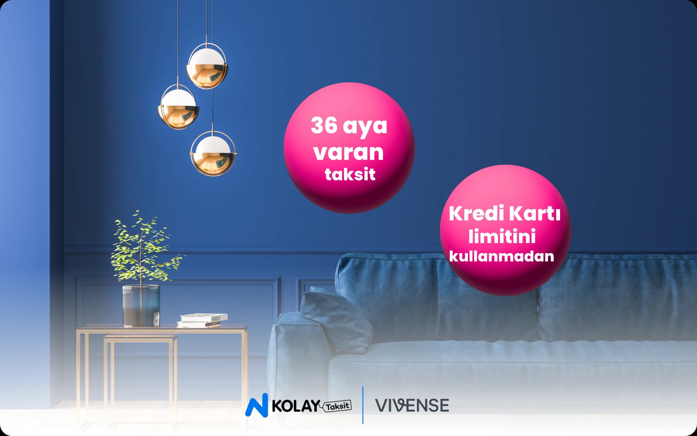 N Kolay Taksit alışveriş kredisi Vivense.com’da