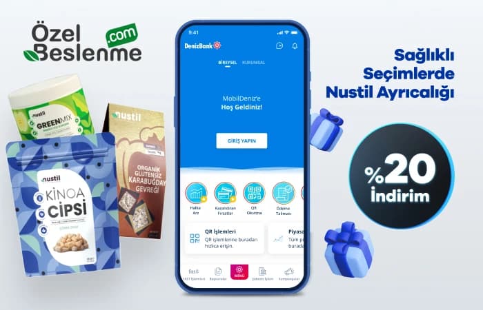 Nustil’le Sağlıklı Seçimlere %20 İndirim