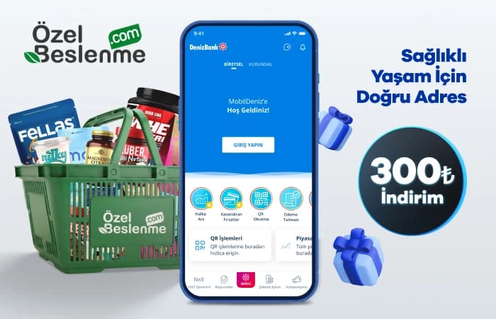 ÖzelBeslenme.com’da 300 TL İndirim
