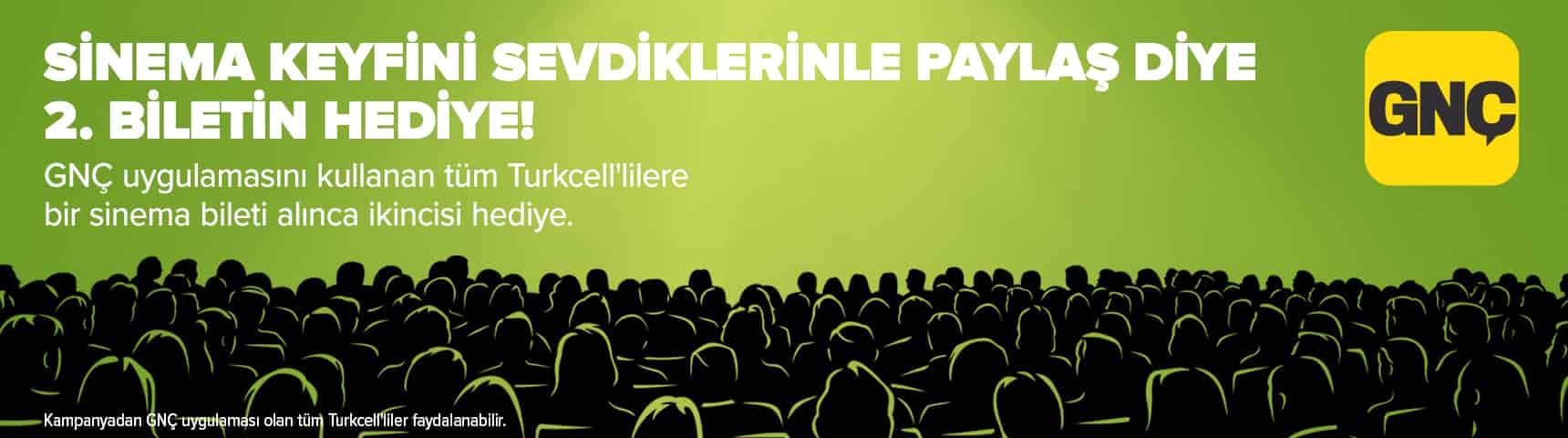 Sinema Keyfini Sevdiklerinle Paylaş Diye 2. Biletin Hediye