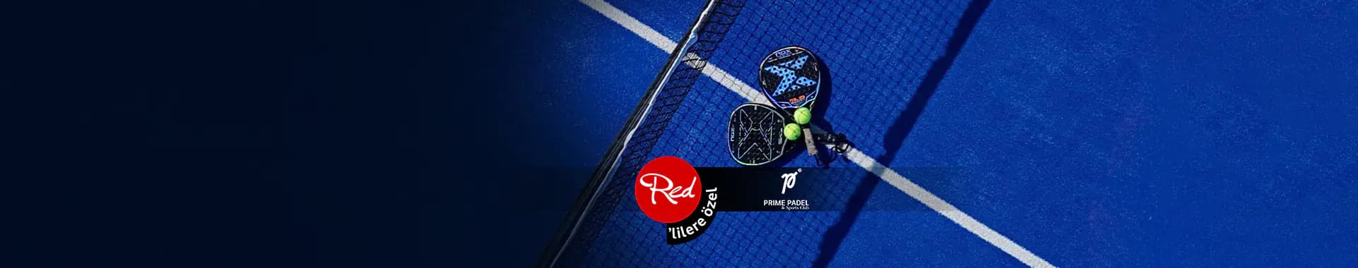 Prime Padel saatlik kort kiralamalarında geçerli %20 indirim