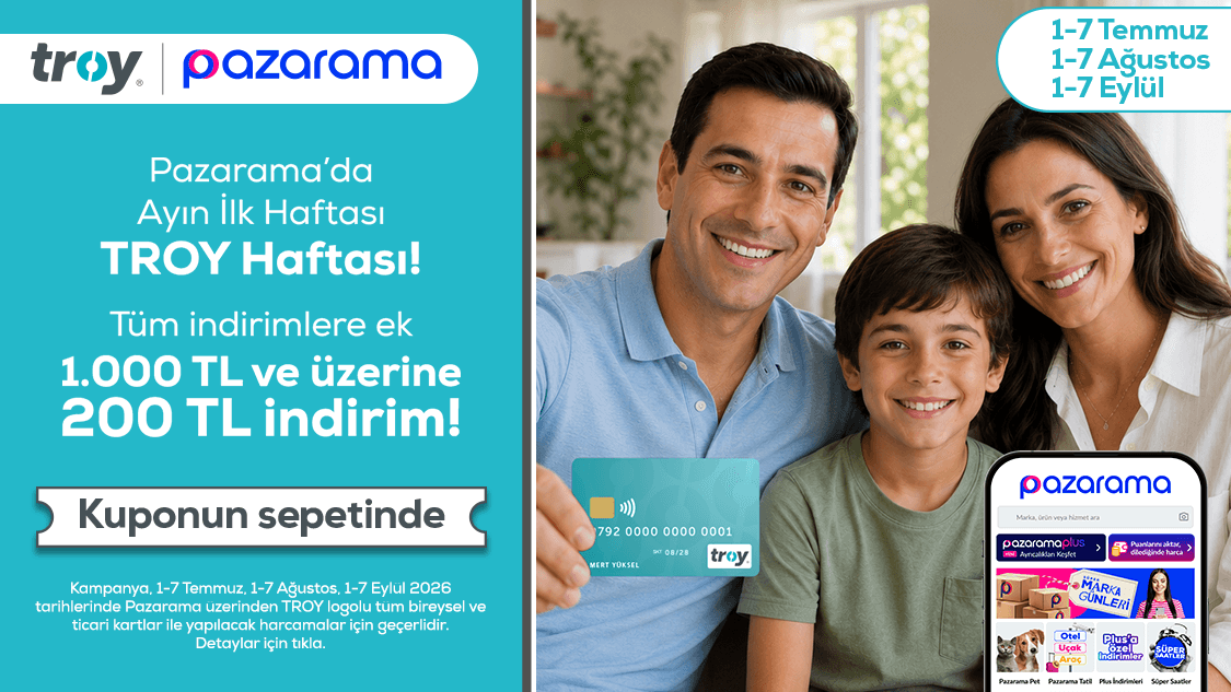 Pazarama’da Ayın İlk Haftası TROY Haftası