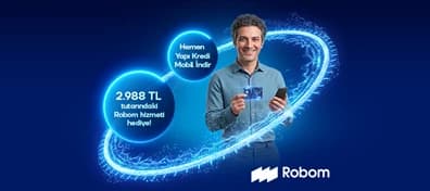 1 Yıllık Robom Ön Muhasebe Programı Yapı Kredi'den Hediye