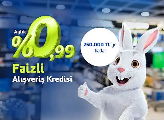 Fibabanka'dan Trendyol'da Seçili Ürünlere Özel %0,99 Faizli Alışveriş Kredisi