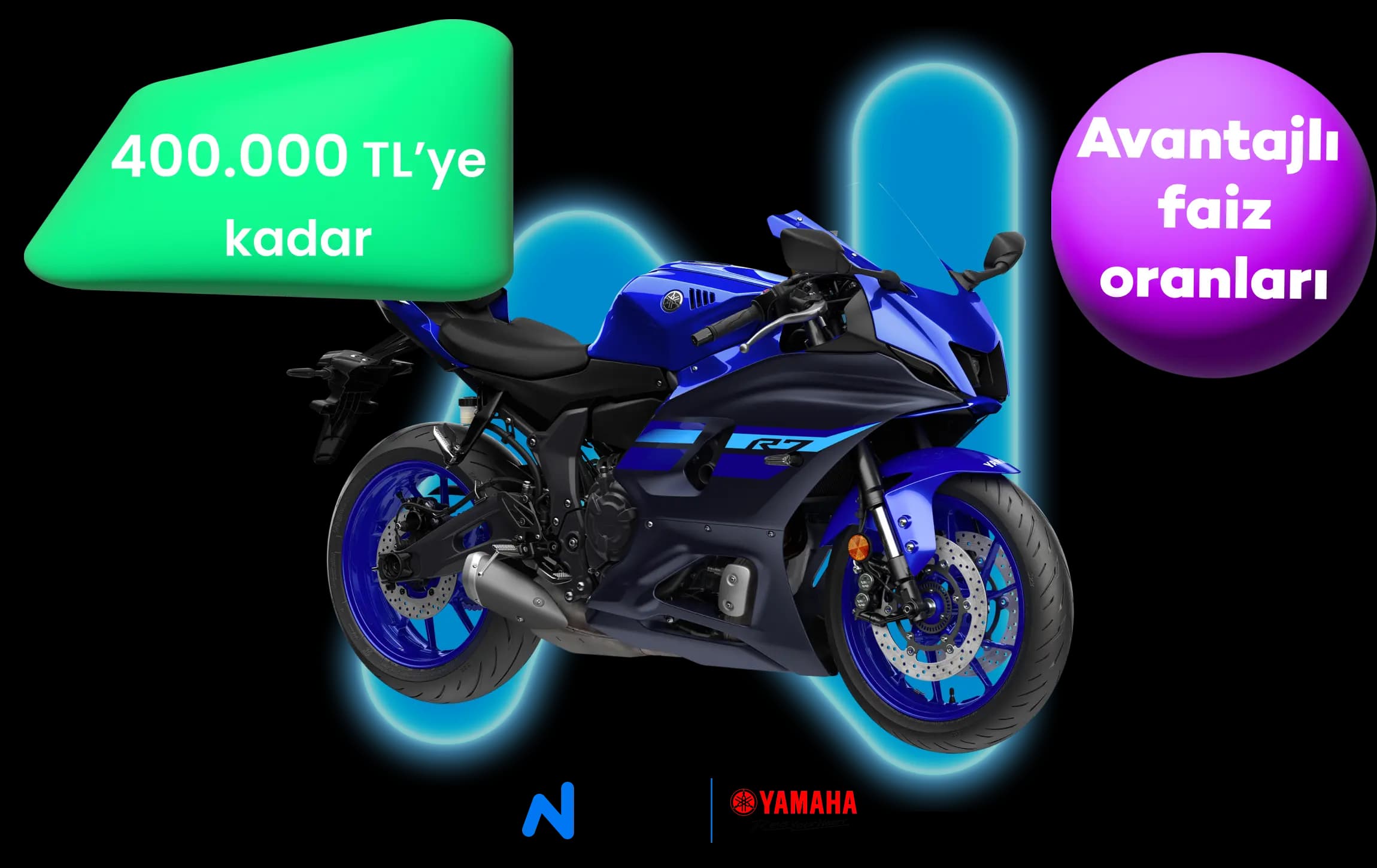 N Kolay ve Yamaha Motor ile motosiklet kredisi yolculuğunuz başlıyor