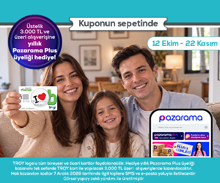 Tek seferde 1.250 TL ve üzeri alışverişe 250 TL indirim