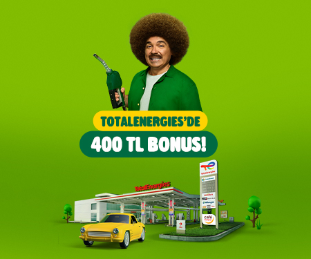 TotalEnergies'de 400 TL bonus
