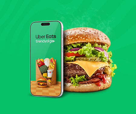 Uber Eats Trendyol Go ve GetirYemek by Uber Eats yemek siparişlerinizde %15 bonus ayrıcalığı