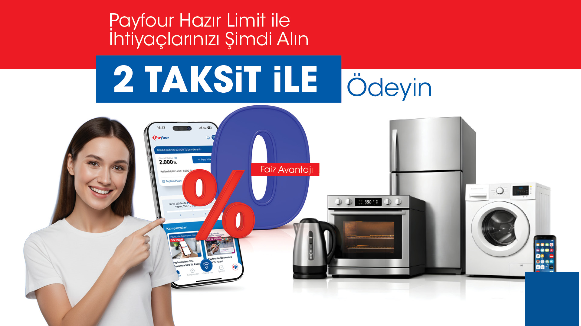 Vade Farksız 2 Taksitte Öde