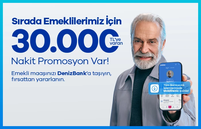 Emeklilere 30.000 TL’ ye Varan Nakit Promosyon