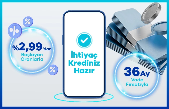 İhtiyaçlarınızı Erteletmeyen Kredi MobilDeniz'de