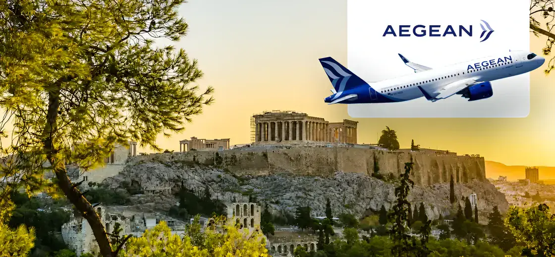 Aegean Airlines'ın %50'ye varan indirimli yurt dışı uçak biletleri ENUYGUN.com'da! | ENUYGUN