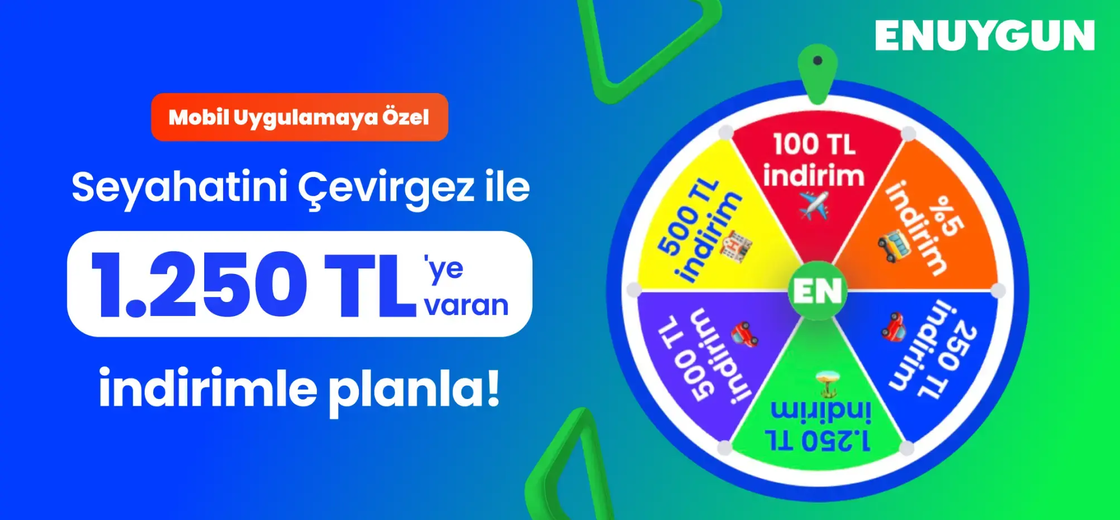 Çevirgez'de 1.250 TL'ye varan indirim! | ENUYGUN