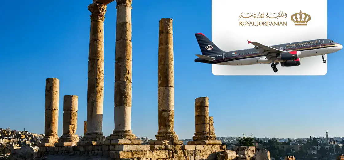 Royal Jordanian'ın 170$'dan başlayan fiyatlarla yurt dışı uçak biletleri ENUYGUN.com'da! | ENUYGUN