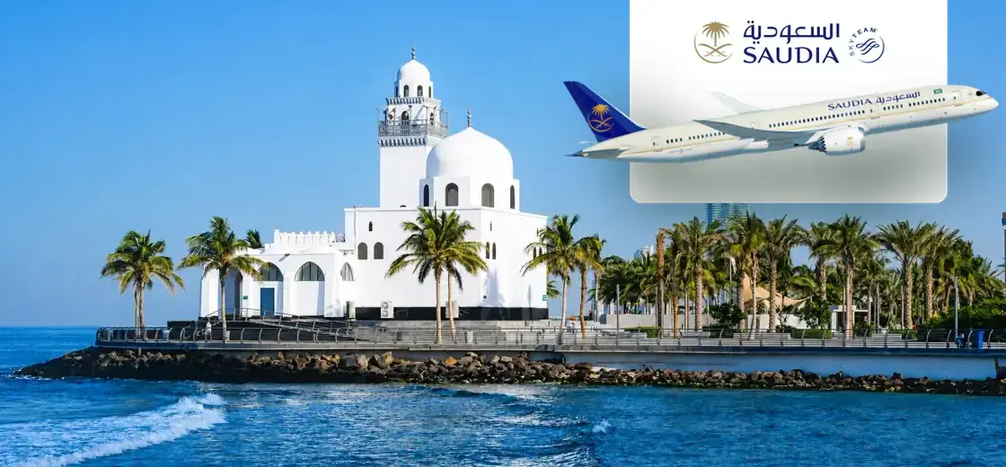 Saudia'nın %50'ye varan indirimli yurt dışı uçak biletleri ENUYGUN.com'da! | ENUYGUN