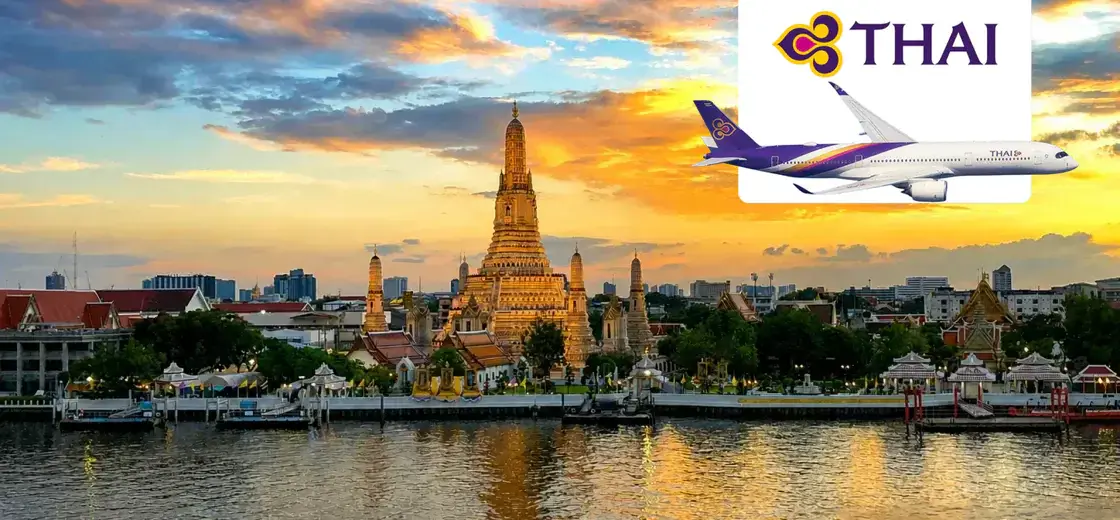 Thai Airways'in 371$'dan başlayan fiyatlarla indirimli yurt dışı uçak biletleri ENUYGUN.com'da! | ENUYGUN
