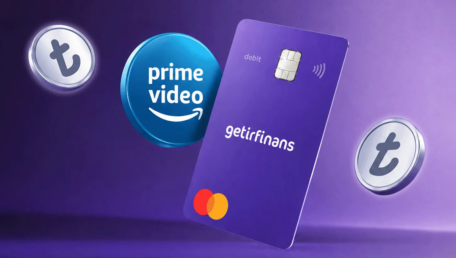 hesap kartınla amazon prime harcamana anında %20 nakit iade