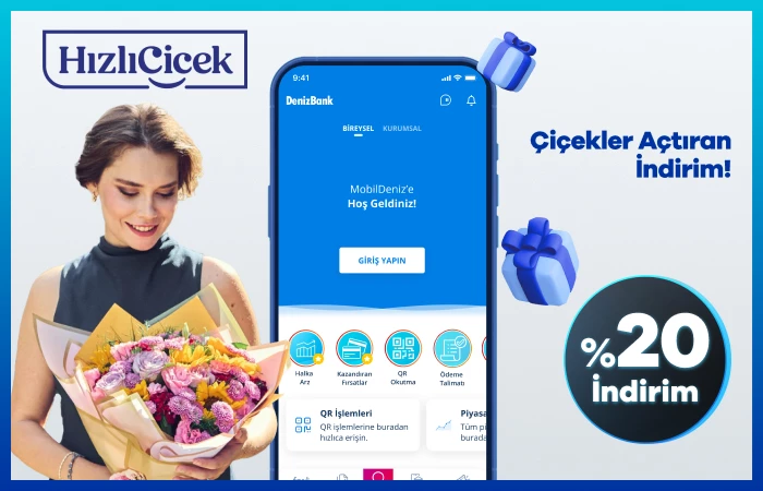 Hızlı Çiçek’te %20 İndirim Fırsatı