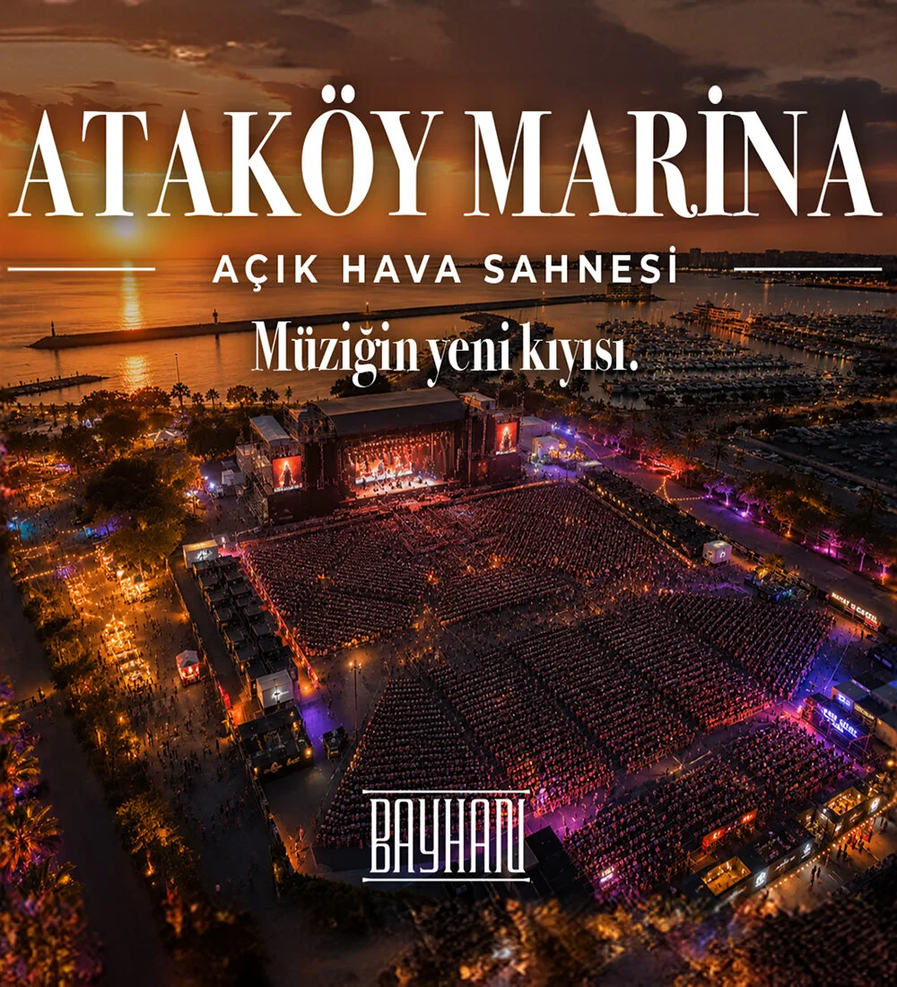 Ataköy Marina Açık Hava Sahnesi'nde çeşitli konser etkinlikleri biletlerinde %30 daha az öde.