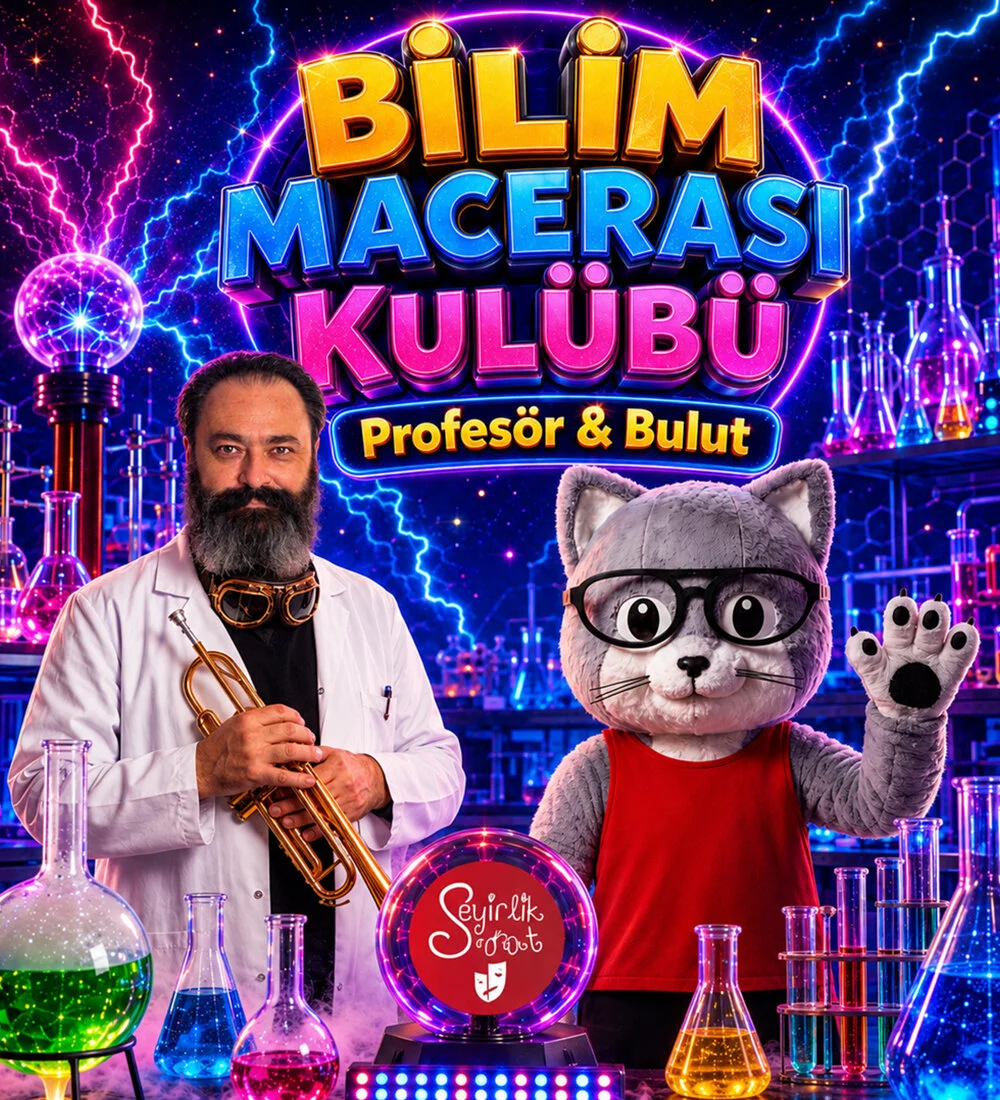Hilltown Seyirlik Sahne'de gerçekleşecek olan Bilim Macerası Kulübü – Profesör &amp; Bulut&nbsp;etkinliği biletlerinde %20 daha az öde.