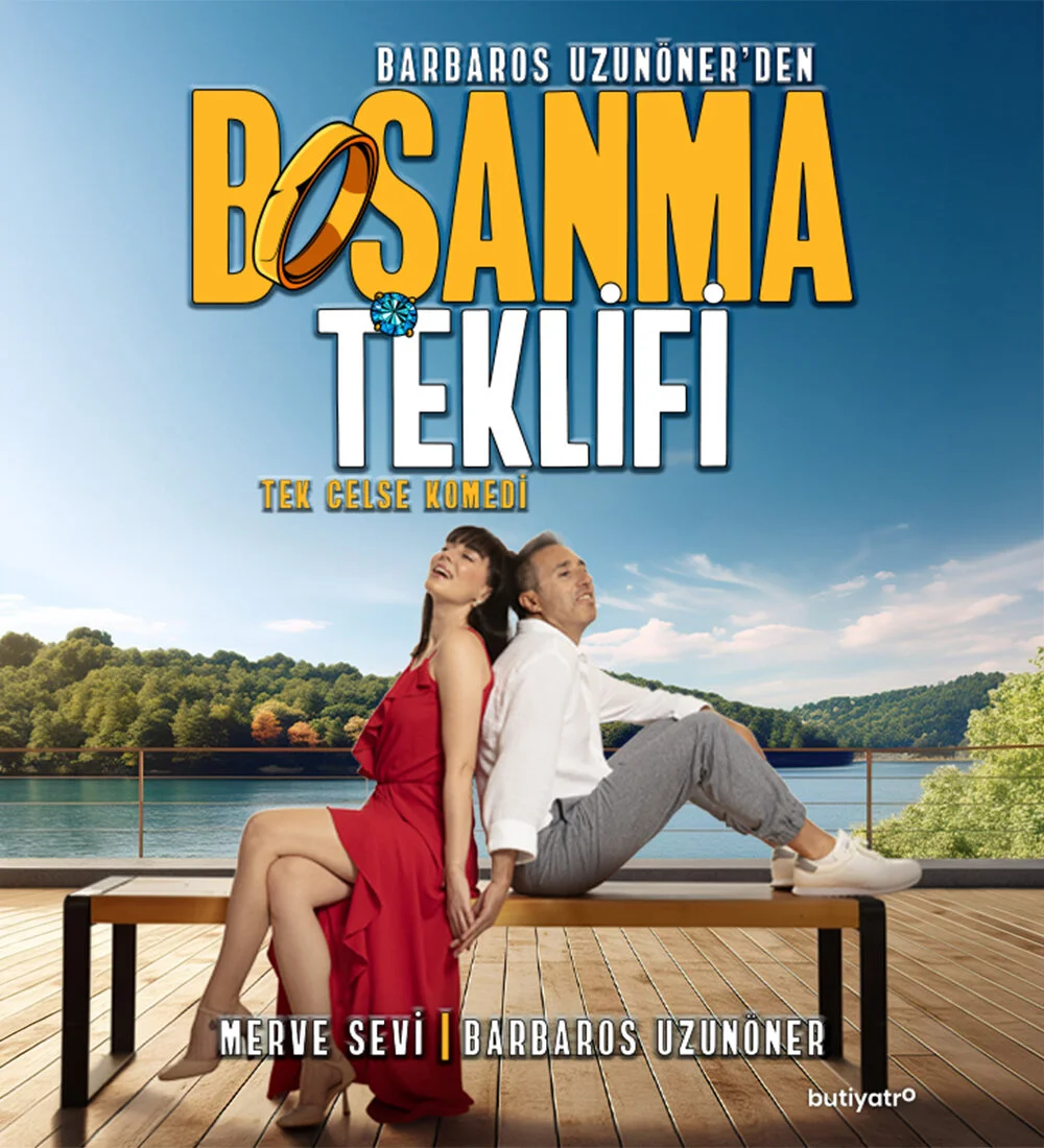 Çeşitli illerde gerçekleşecek olan Boşanma Teklifi etkinliği biletlerinde %10 daha az öde.