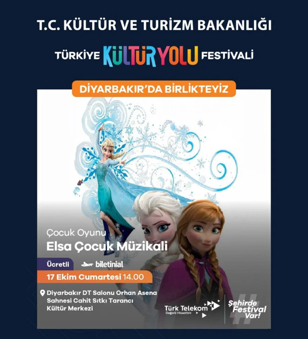 Elsa Çocuk Müzikalinde %20 İndirim