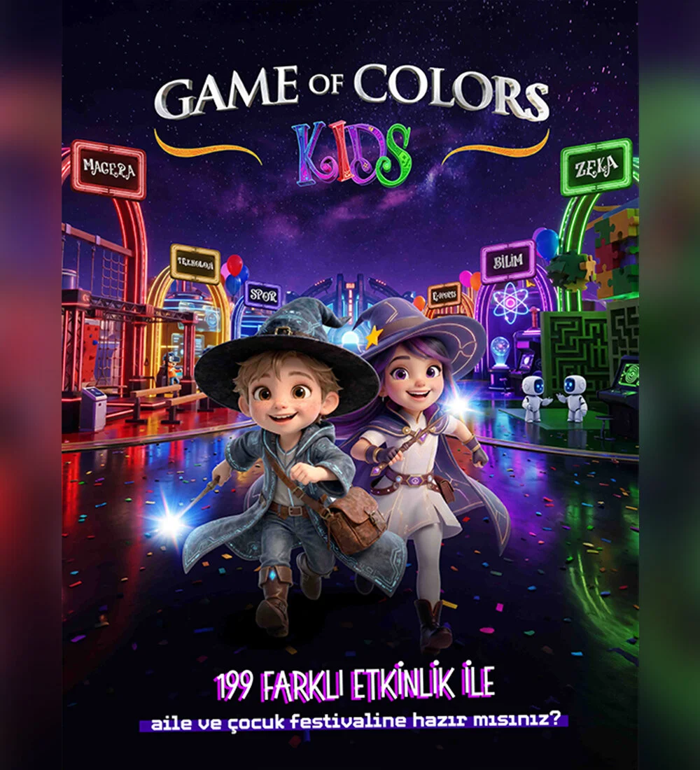 İstanbul Lütfi Kırdar Uluslararası Kongre ve Sergi Sarayı'nda gerçekleşecek olan Game of Colors Kids etkinliği biletlerinde %15 daha az öde.