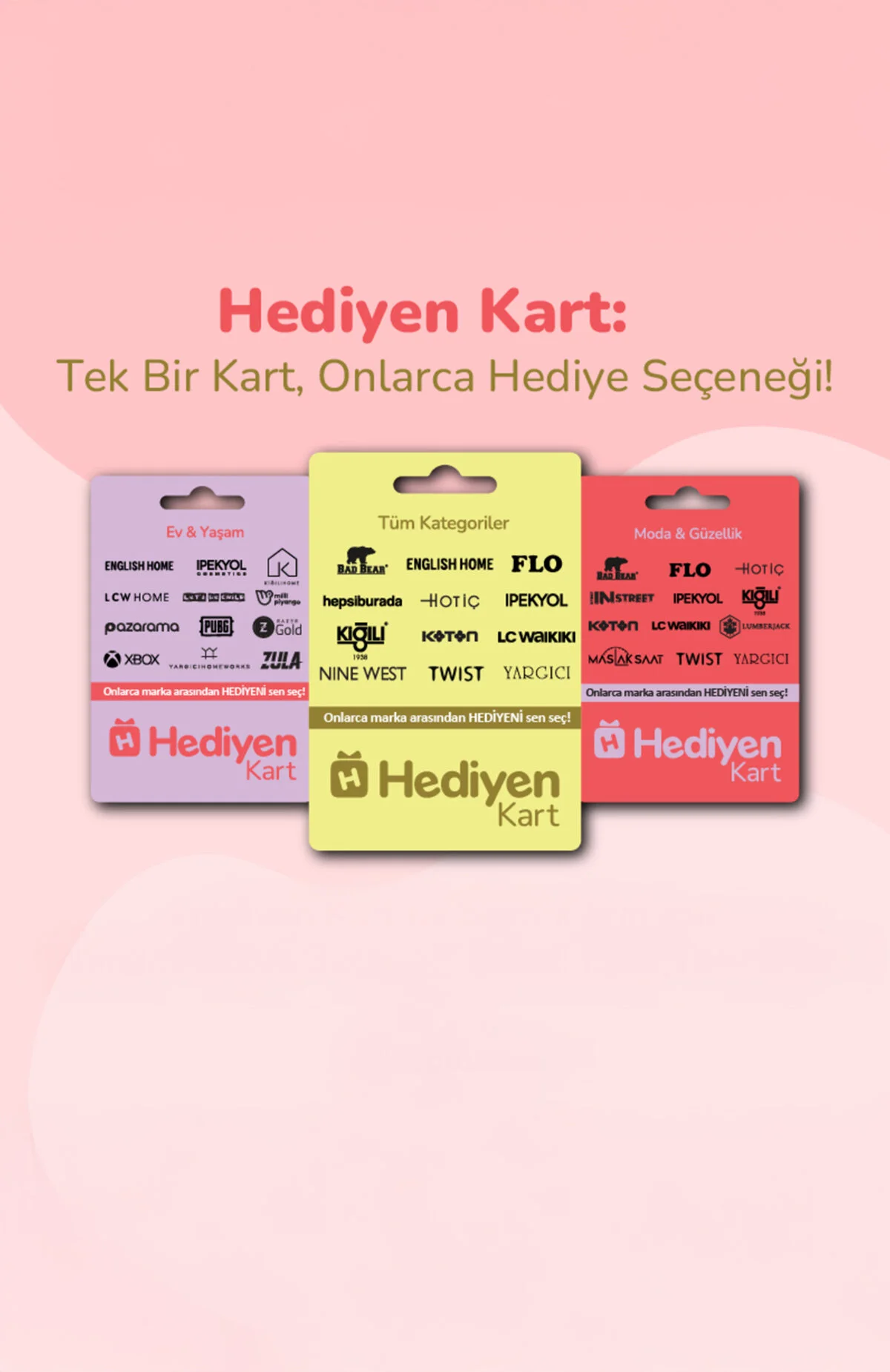 Hediyen Kart Alışverişinde %1 Paracık Kazan!