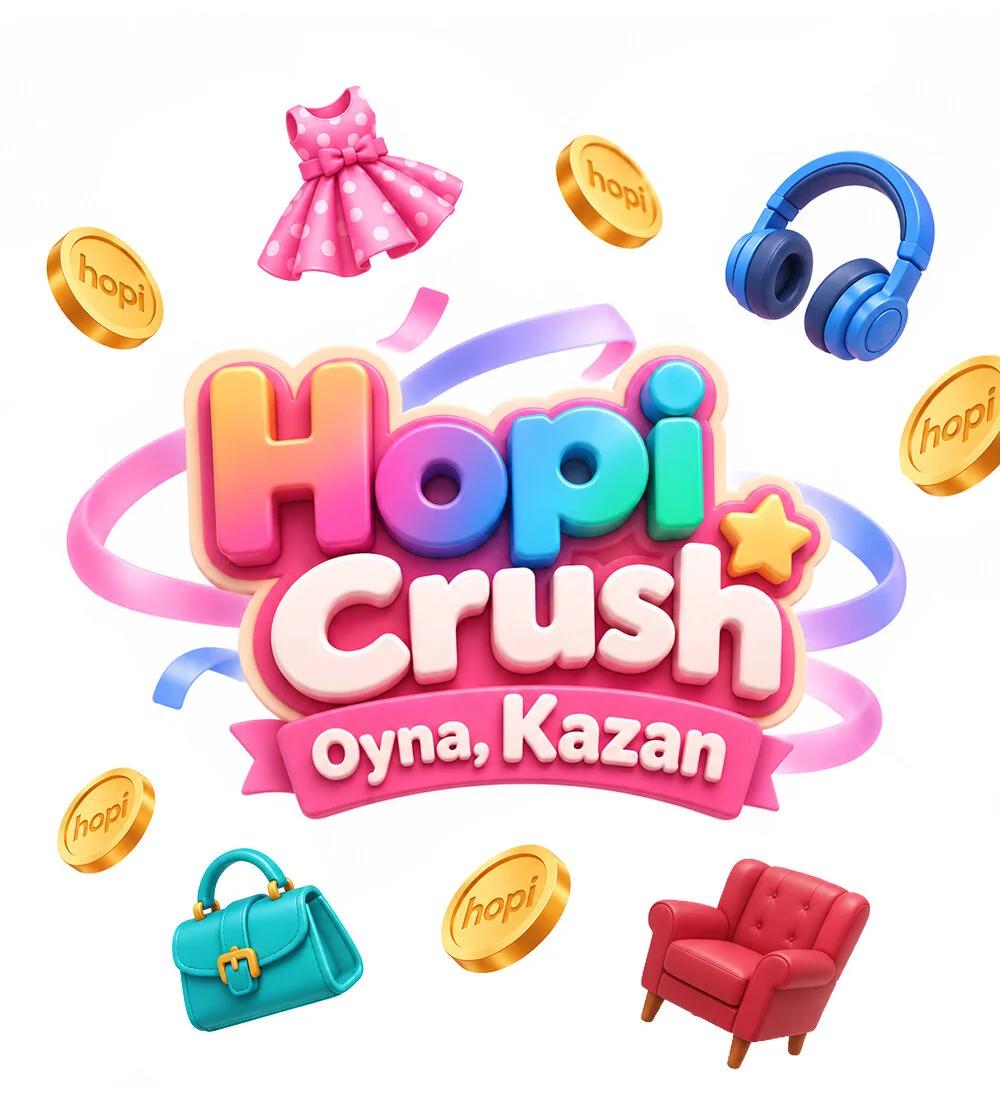 Hopi Crush’ta her level’da Hediye Paracık var, ay sonuna kadar 20 level’ı tamamla toplam 200 Hediye Paracık kazan