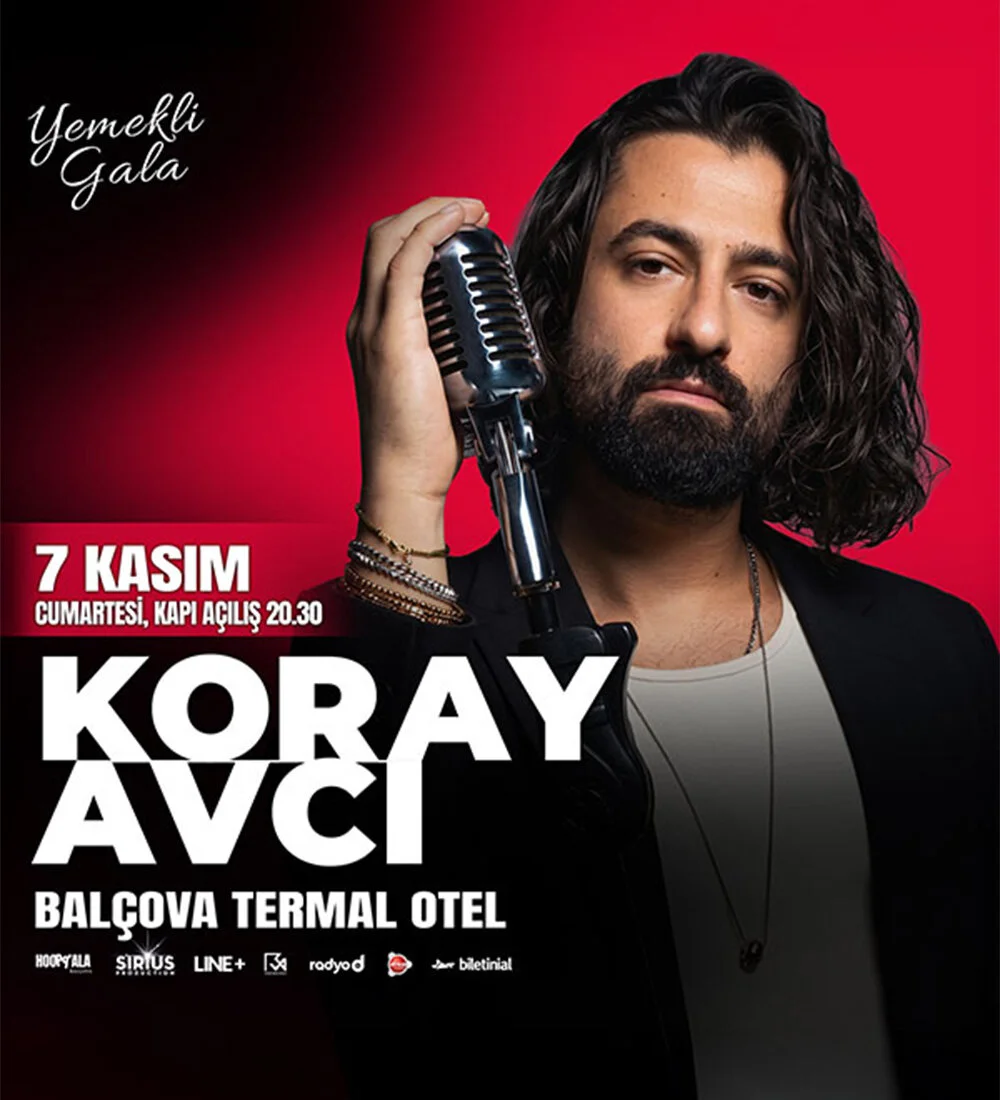 Koray Avcı Gala Biletlerinde %20 İndirim!