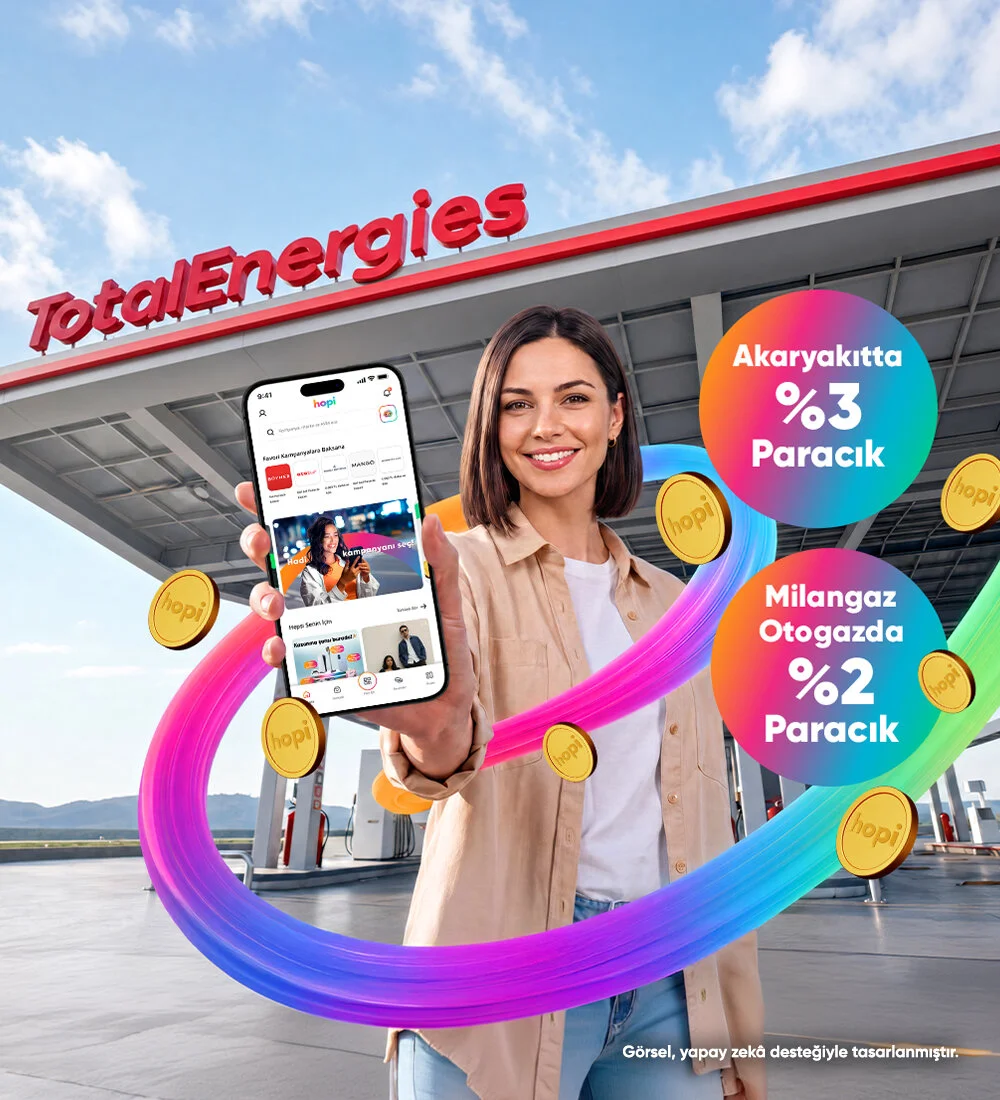 TotalEnergies’te Hopi ile Paracık Bonus!