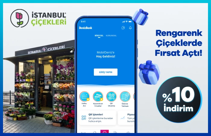 İstanbul Çiçekleri’nde %10 İndirim Fırsatı