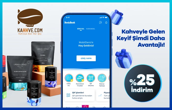 Kahhve.com’da %25 İndirim Fırsatı