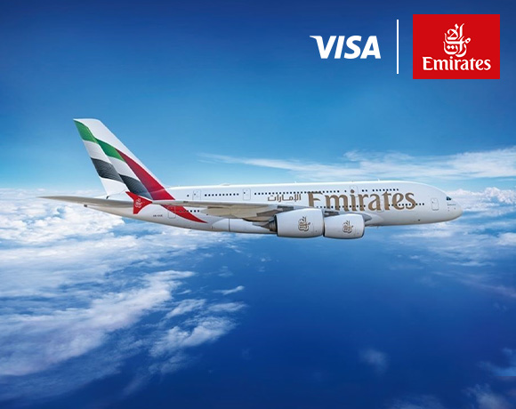İş Bankası Visa logolu bireysel kredi kartları ile Emirates'ten 300 USD 'ye varan indirim fırsatı