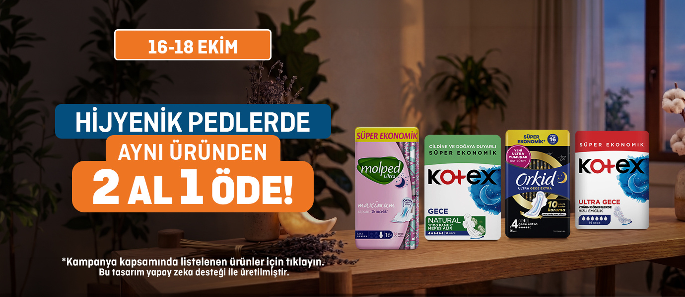 Hijyenik Pedlerde Aynı Üründen 2 AL 1 ÖDE