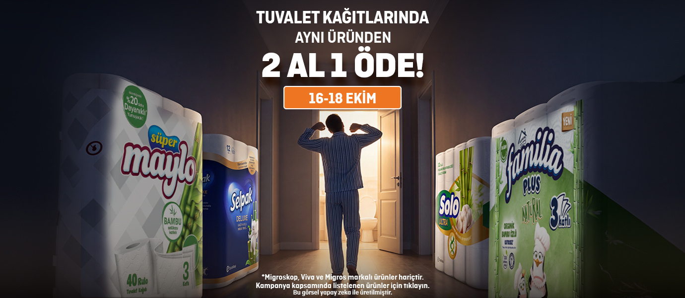 Tuvalet Kağıtlarında Aynı Üründen 2 Al 1 Öde