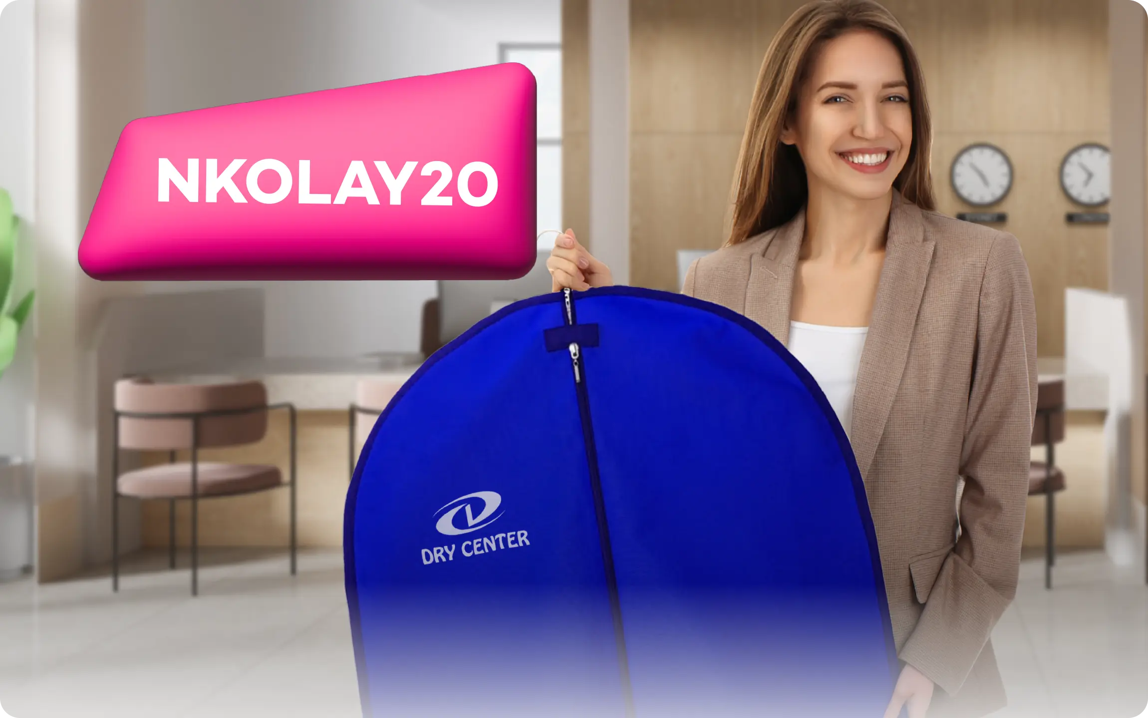 N Kolay kartından kuru temizleme harcamana %20 indirim
