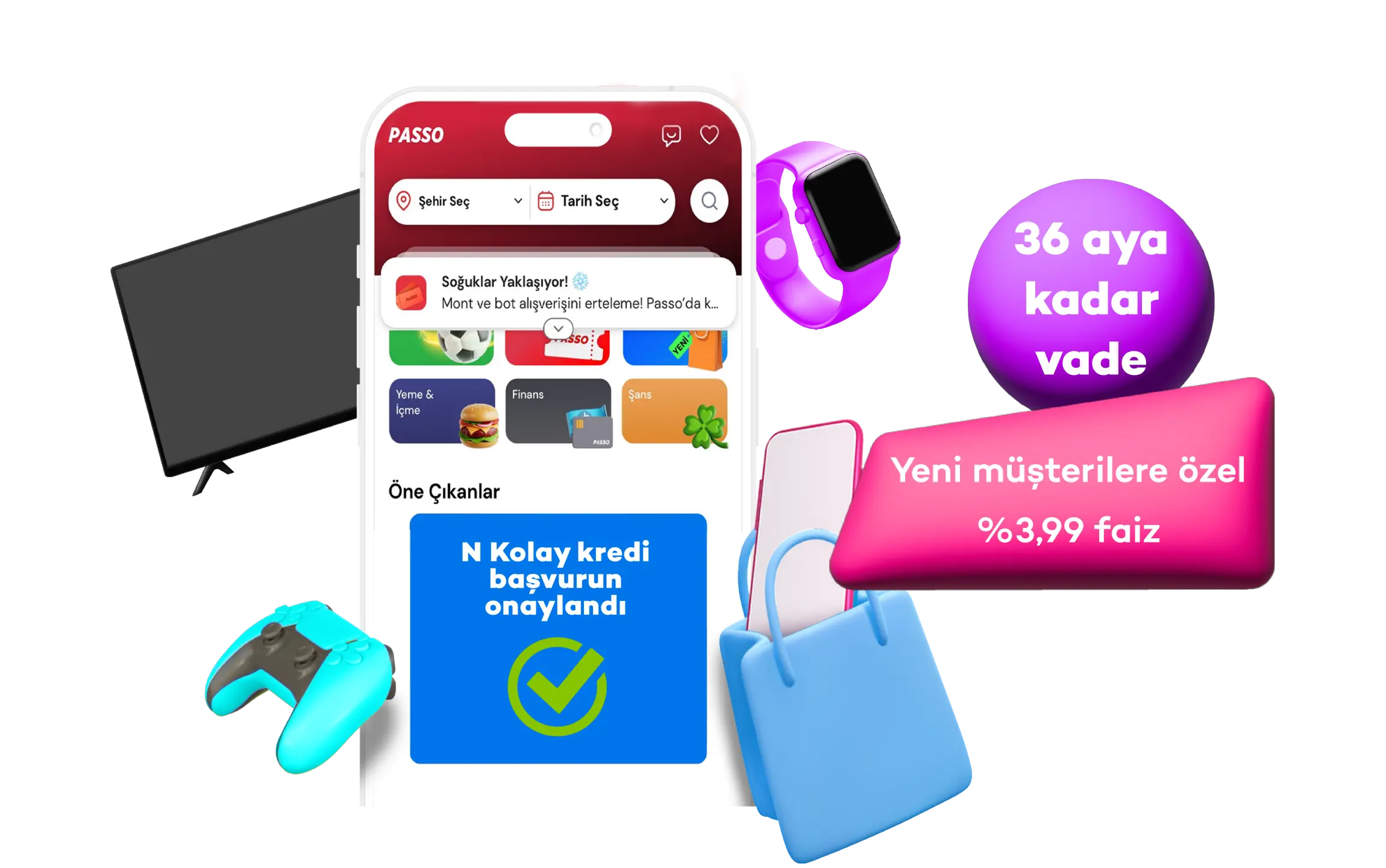 N Kolay Kredi Artık Passo’da