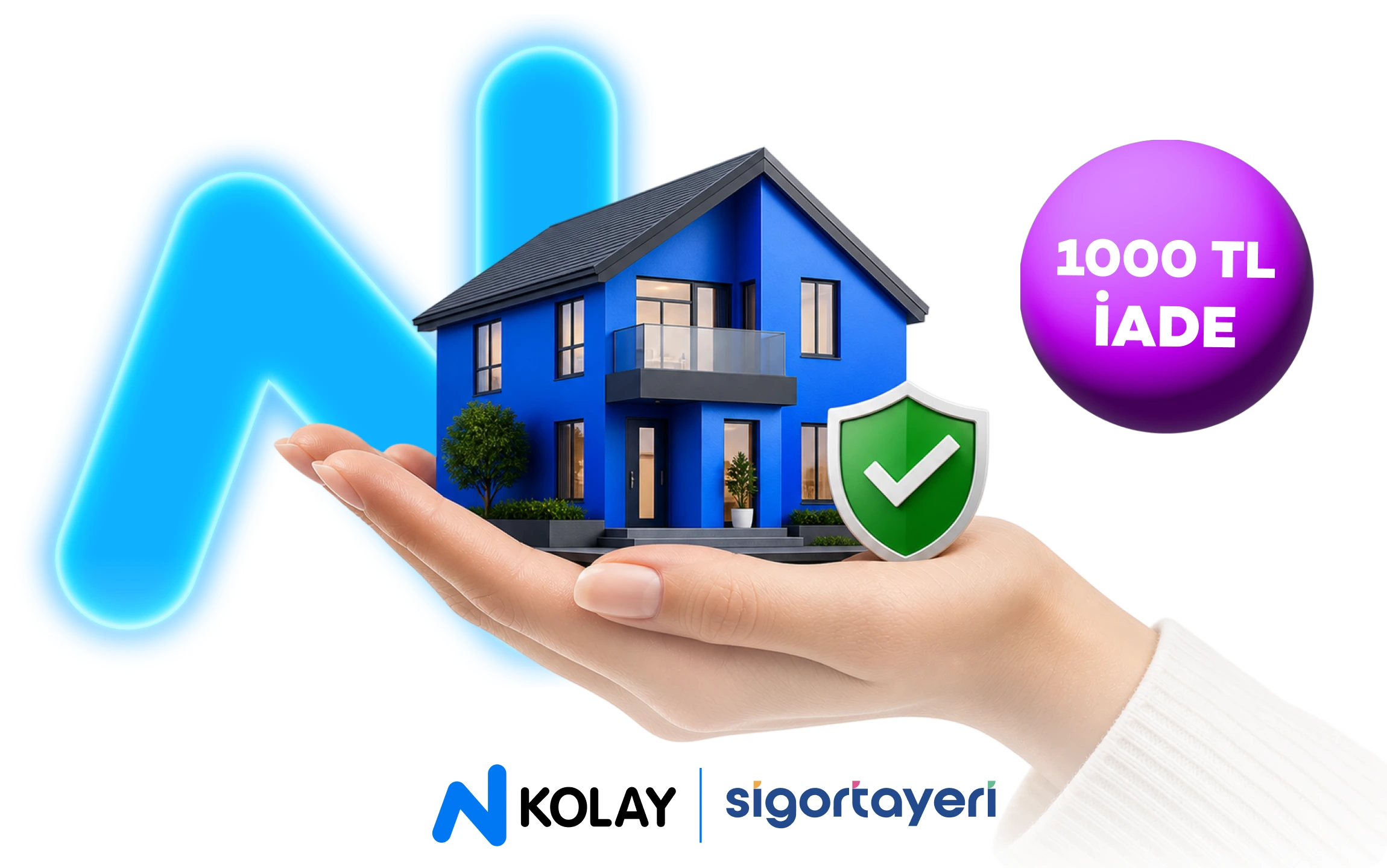 N Kolay Mobil’den konut sigortana 1.000 TL iade