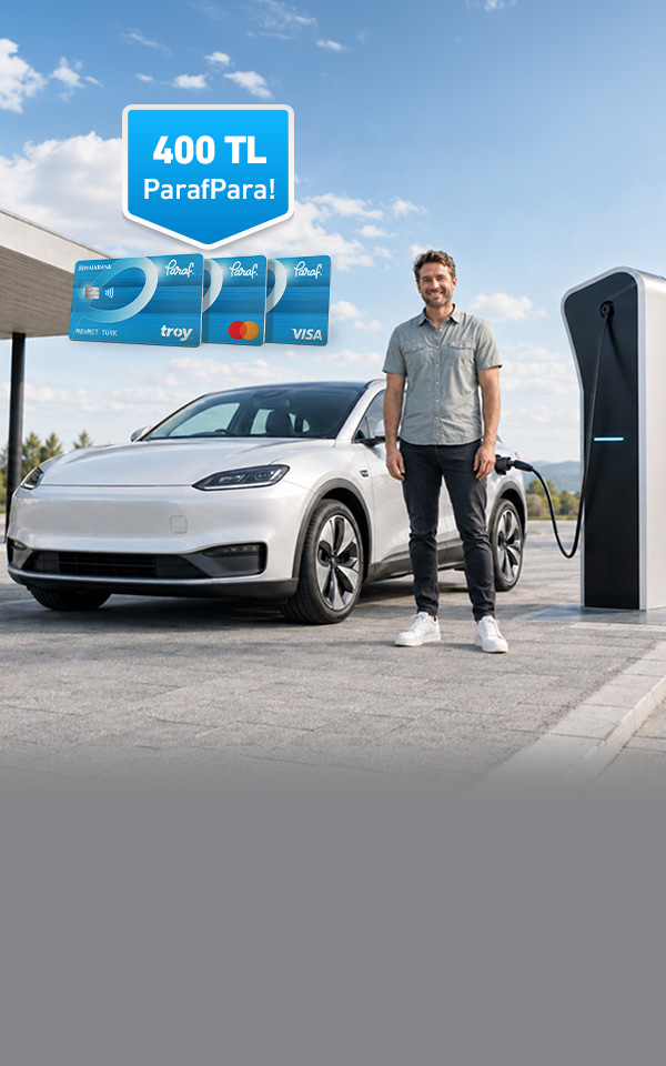 Elektrikli araç şarj istasyonu harcamalarınıza 400 TL ParafPara