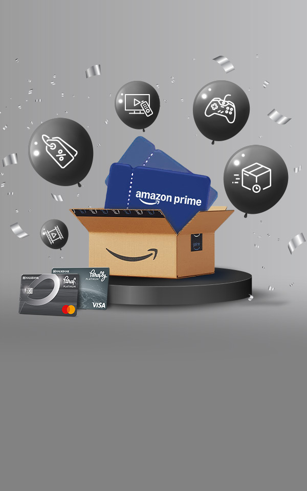 Paraf Platinum ve Parafly Platinum’dan Amazon Prime Üyeliği Hediye