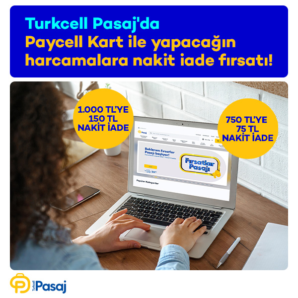 Pasaj'da anında 150 TL nakit iade