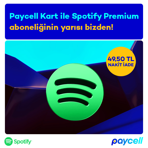 Spotify Premium Aboneliğinin Yarısı Bizden