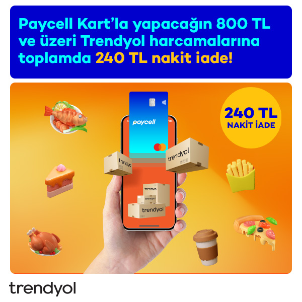 Trendyol’da Toplamda 240 TL Nakit İade