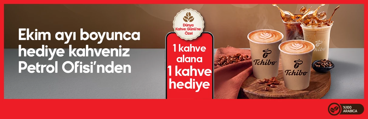 Ekim Ayı Boyunca Hediye Kahveniz Petrol Ofisi'nden