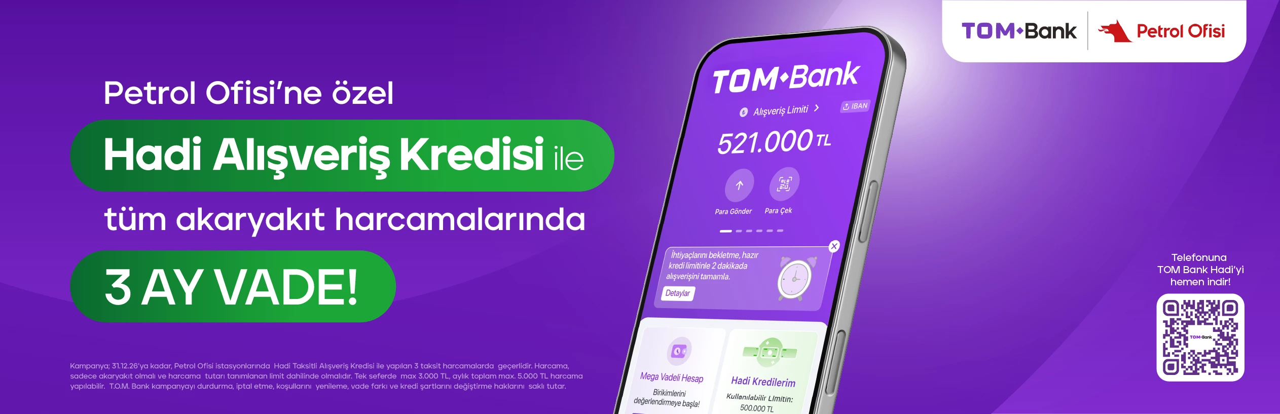 Alışveriş Kredisi İle Yakıt Harcamalarına 3 Ay Vade